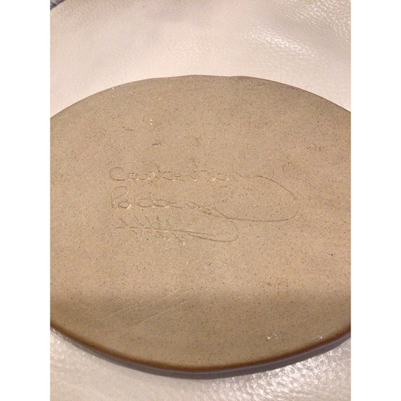 Welcome Sign For Home Clay Signed On The Back By Canterbury Pottery Co - Picture 6 of 6